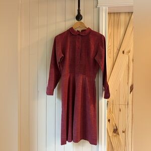 Vintage 1960s light red Country Cousins dress